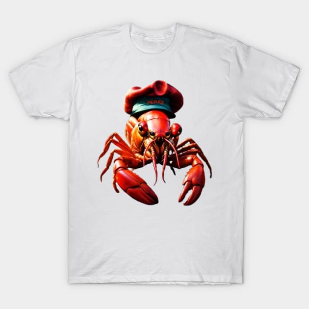 Crawfish Pierre T-Shirt by Trails I Travel Art